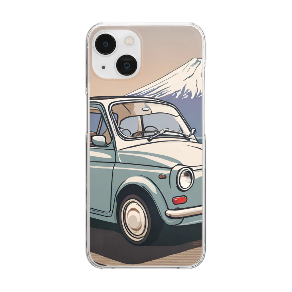 底辺の底辺好きな事を気ままに…。の富士山まできたぜ！チンクカー Clear Smartphone Case