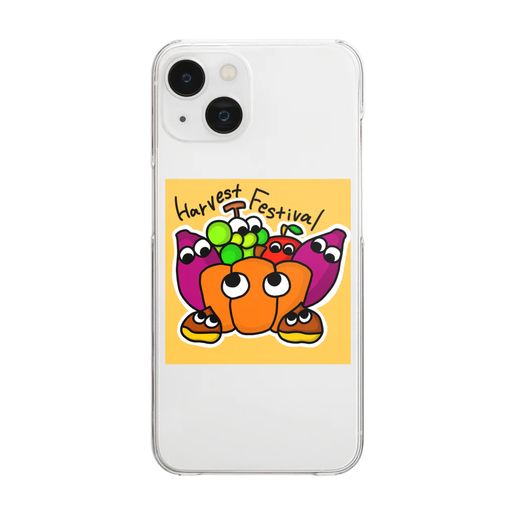 ハルの秋の収穫祭 Clear Smartphone Case