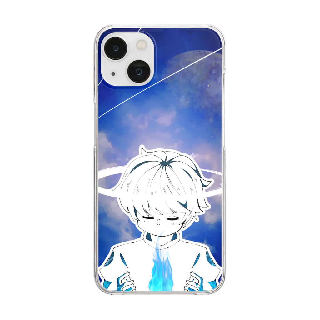 秋山澪の火 Clear Smartphone Case