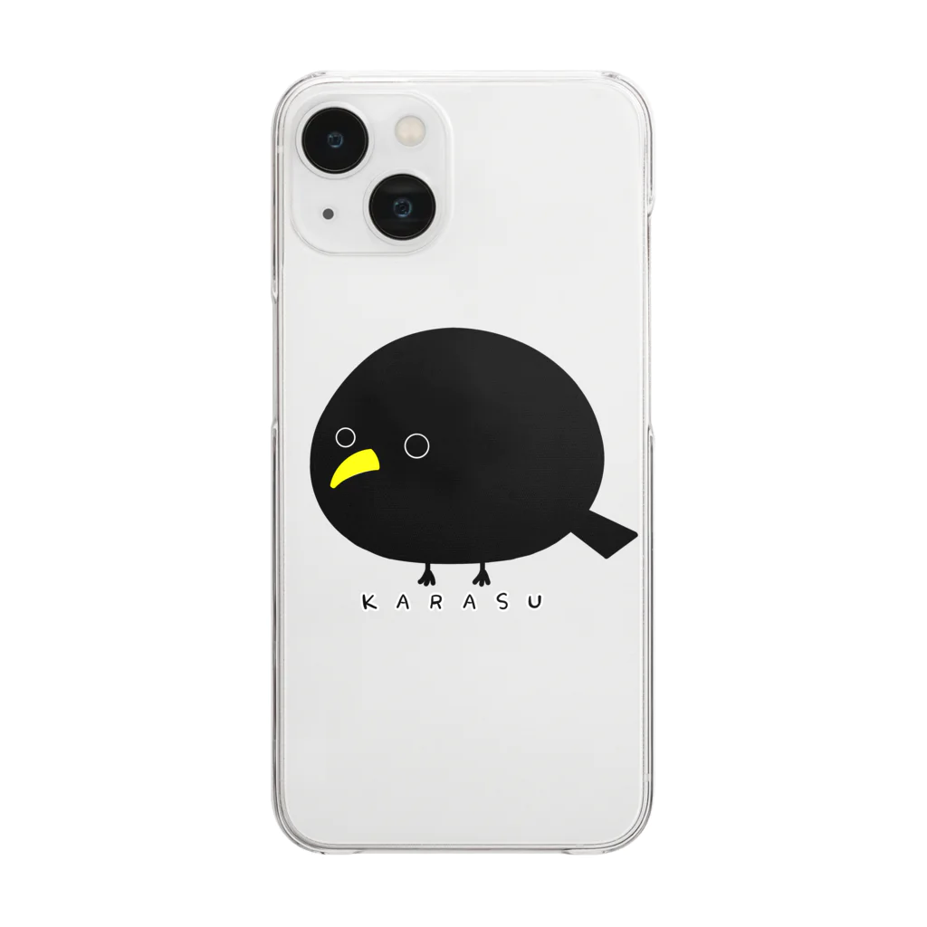 tsukav ShopのKARASU Clear Smartphone Case