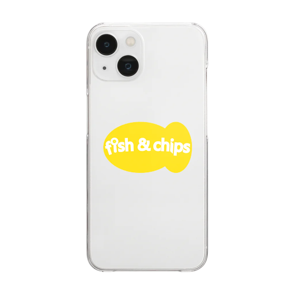 foomaniaのfishandchips Clear Smartphone Case