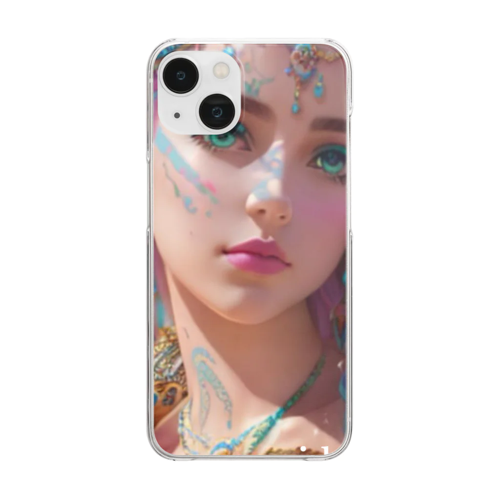 💖宇宙整体♪🌈♪こころからだチャンネル♪💖のhealing mermaid REINA Clear Smartphone Case