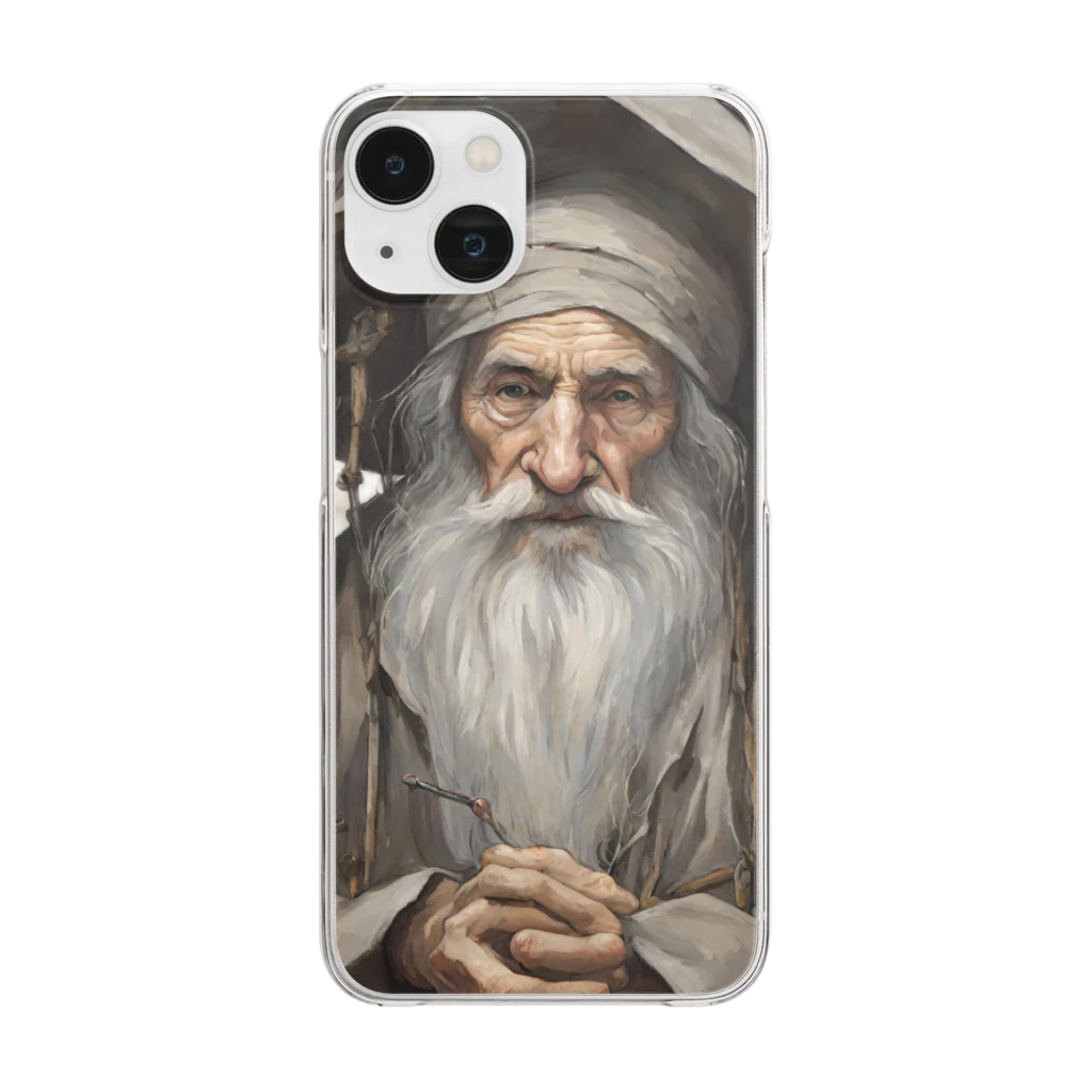 John Machの助言の老人 Clear Smartphone Case