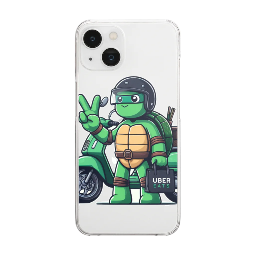 カメライダー商店のカメライダー　ピース Clear Smartphone Case