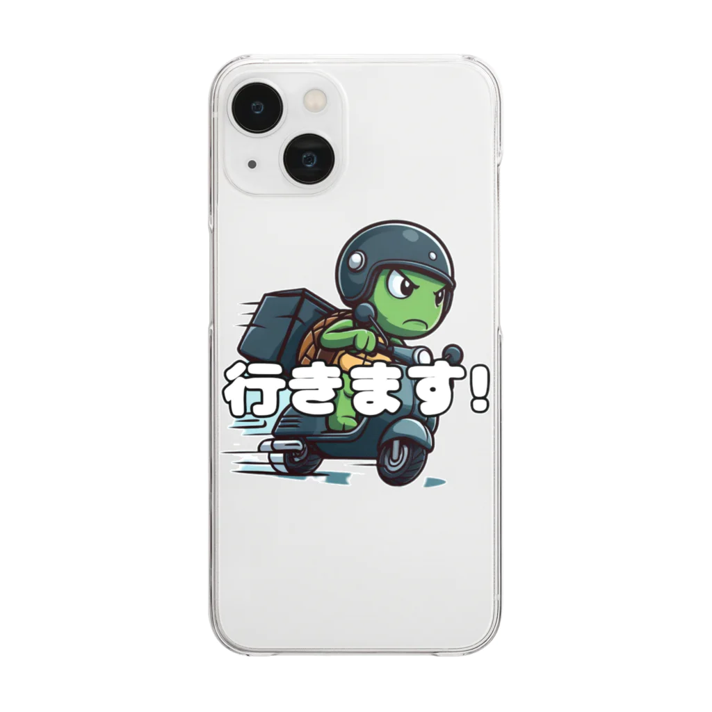 カメライダー商店のカメライダー　行きます! Clear Smartphone Case