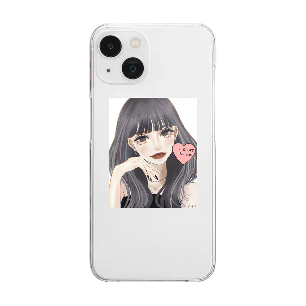 loveのギャルjk Clear Smartphone Case