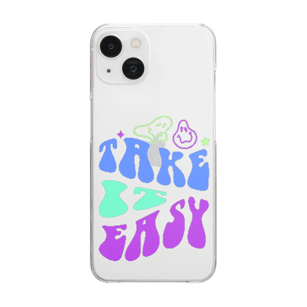 NeoNestの🌟 Take It Easy Apparel & Goods 🌟 Clear Smartphone Case