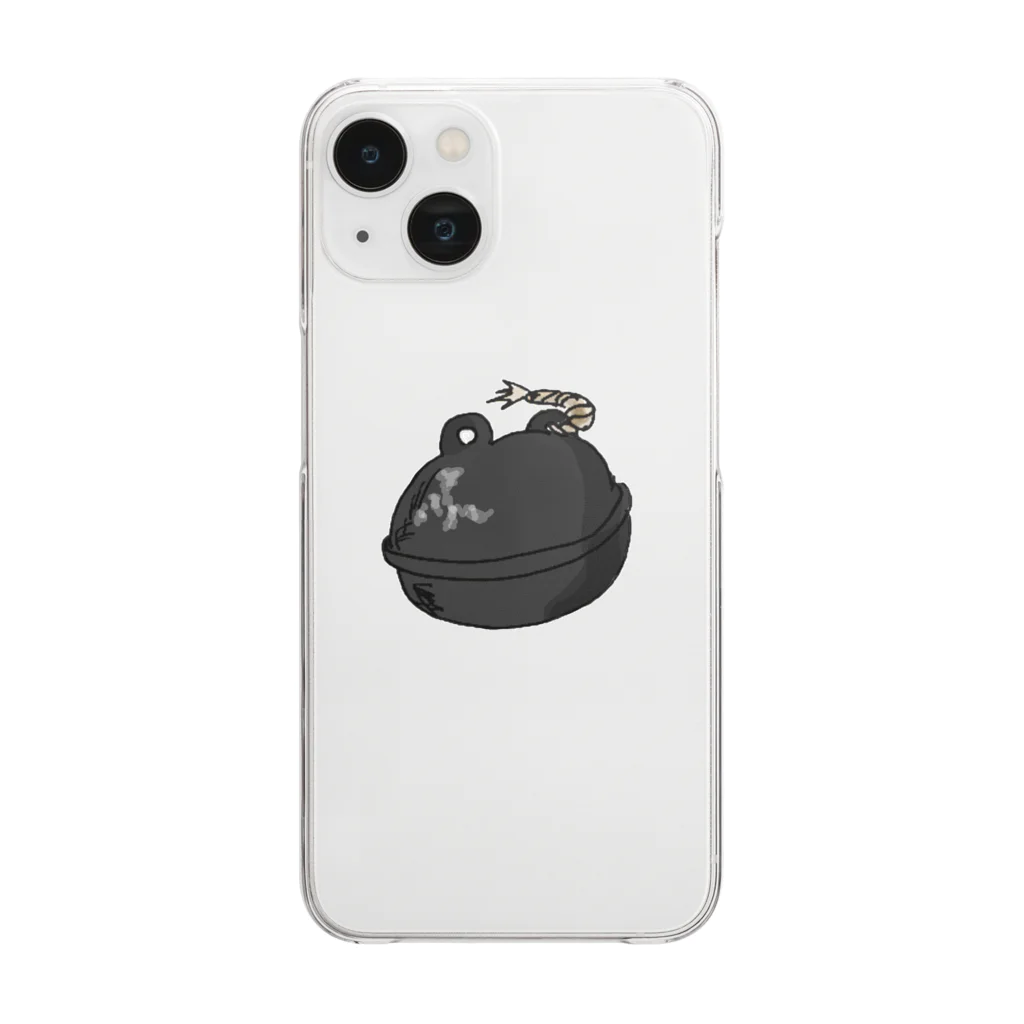 royro_desingの漂着物シリーズ　カエルウキ Clear Smartphone Case