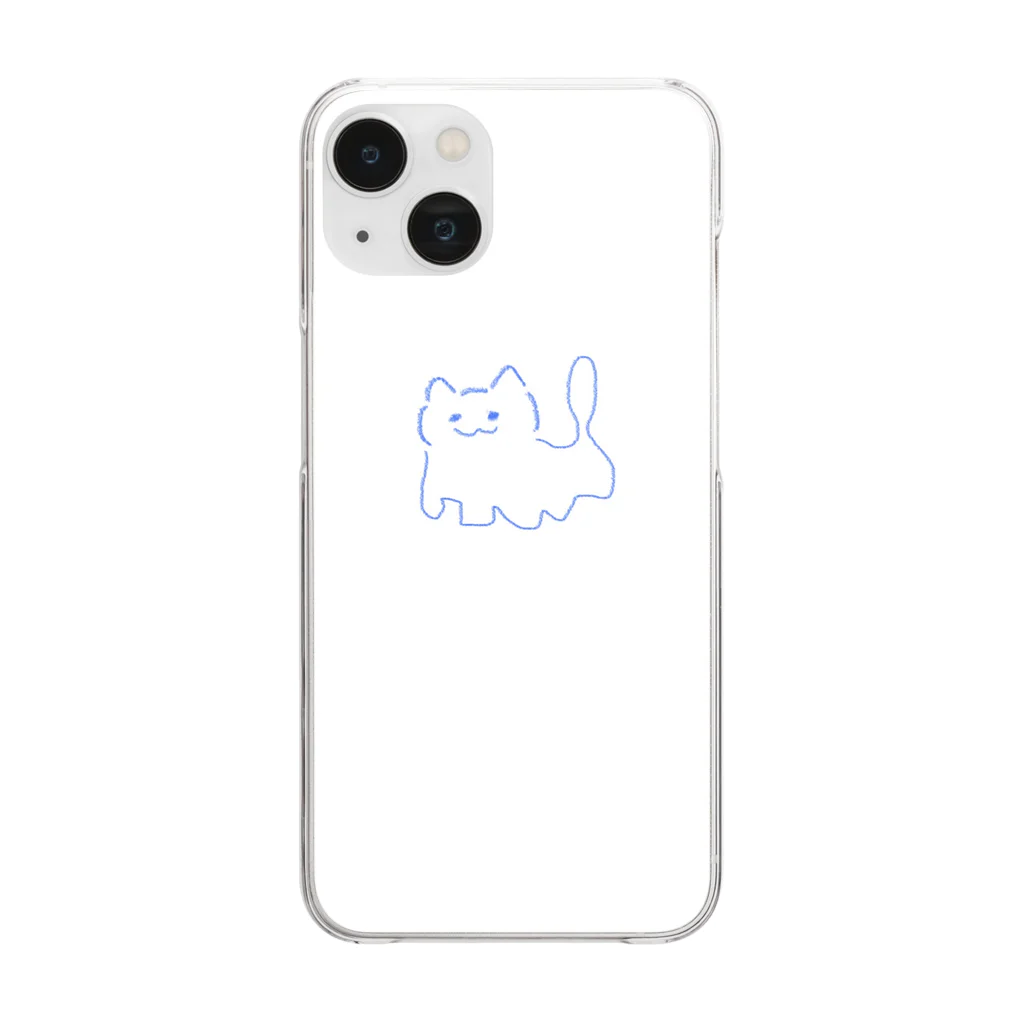 鬱にゃんにゃん農園の鬱にゃんにゃん Clear Smartphone Case