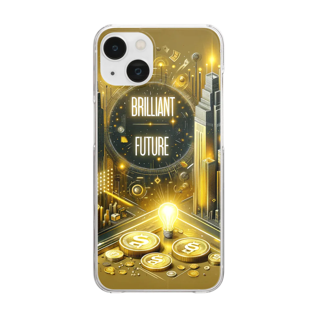 【公式】金運アップのBrilliant Futureの【公式】Brilliant Future-最新金運アップ クリアスマホケース