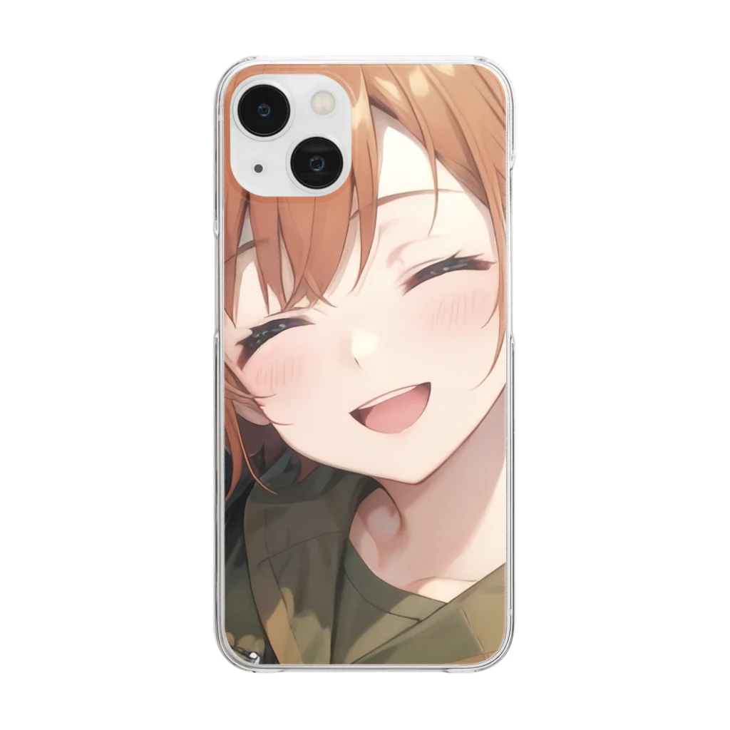 Naru100のにこにこ Clear Smartphone Case