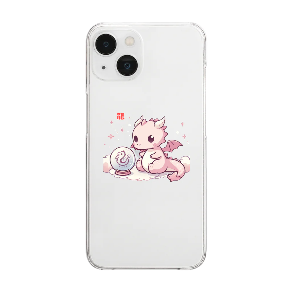 garireoの干支のかわいい龍 Clear Smartphone Case