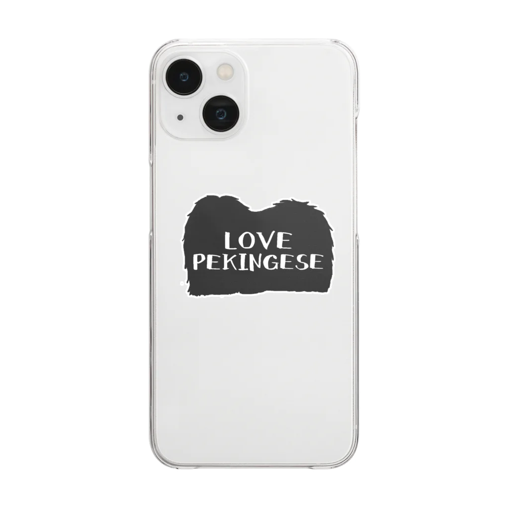 T’s FunのLove Pekingese Clear Smartphone Case