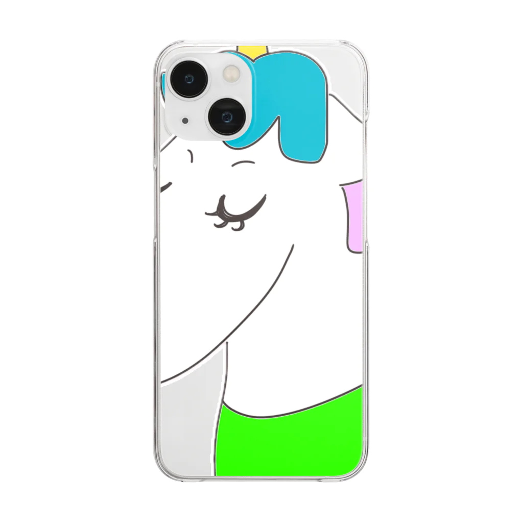 unicorn_hsのユニ子シリーズ Clear Smartphone Case