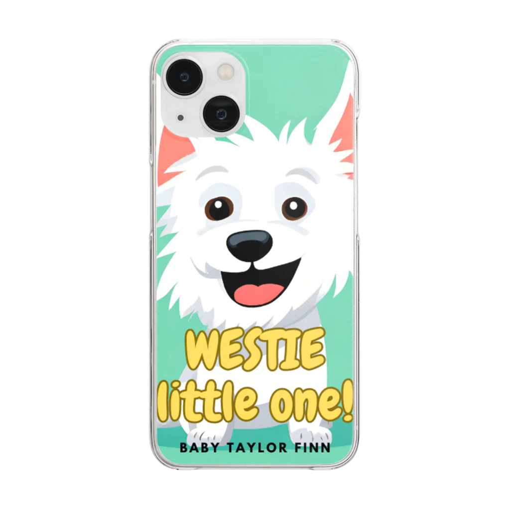 WESTIE_FILMSのWESTIEグッツ Clear Smartphone Case