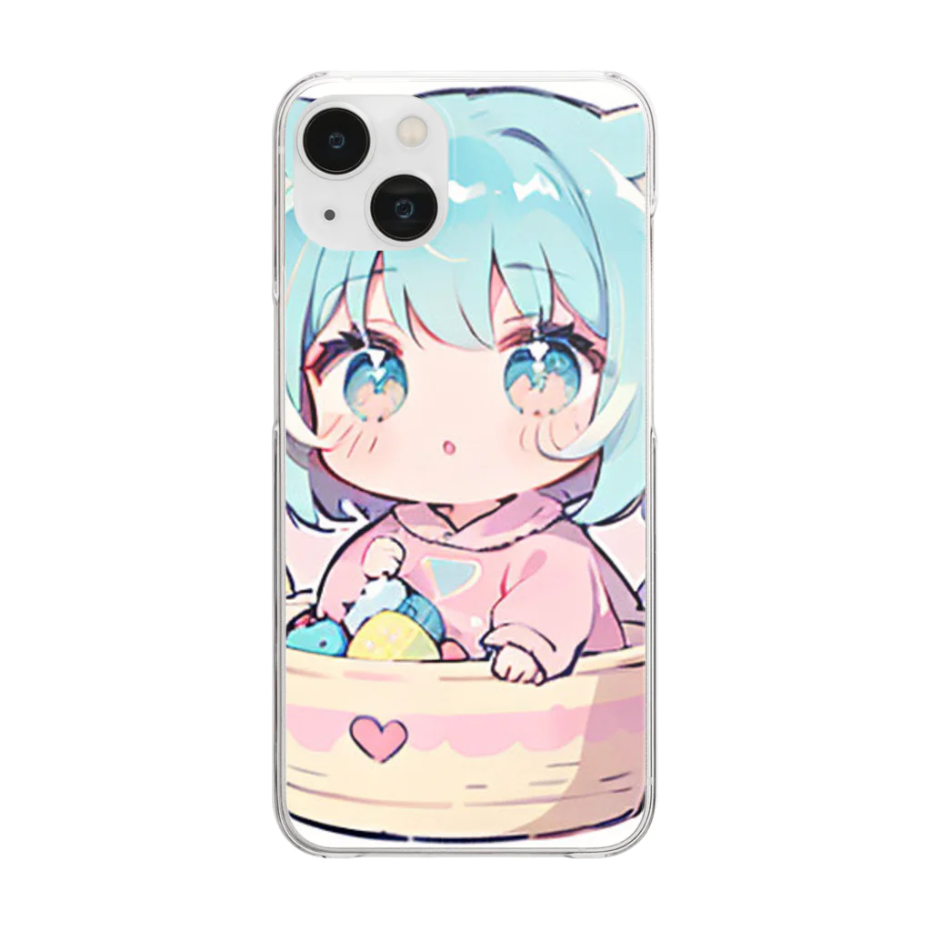 那須モバイル店の可愛いけもっ娘 Clear Smartphone Case