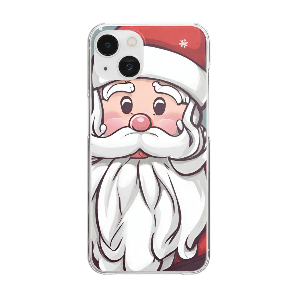 カピバラさんのクリスマス限定グッズ Clear Smartphone Case