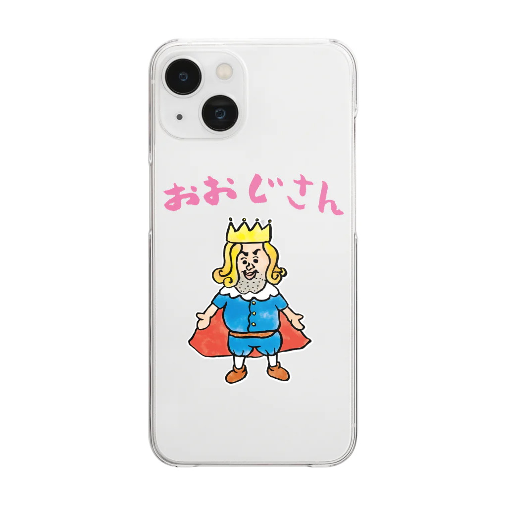 OLDBABY_SHOPのおおじさん Clear Smartphone Case