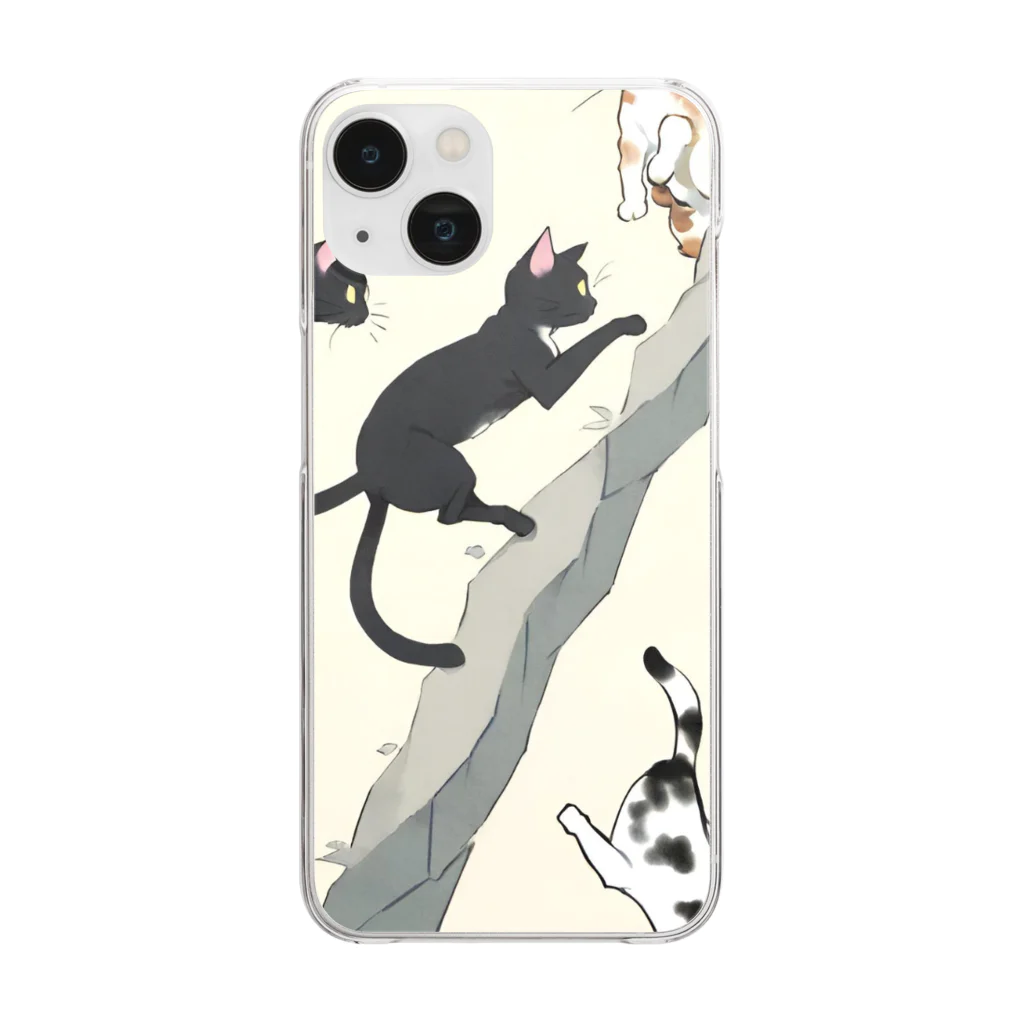 ひとやすみ　らいふの和子 Clear Smartphone Case