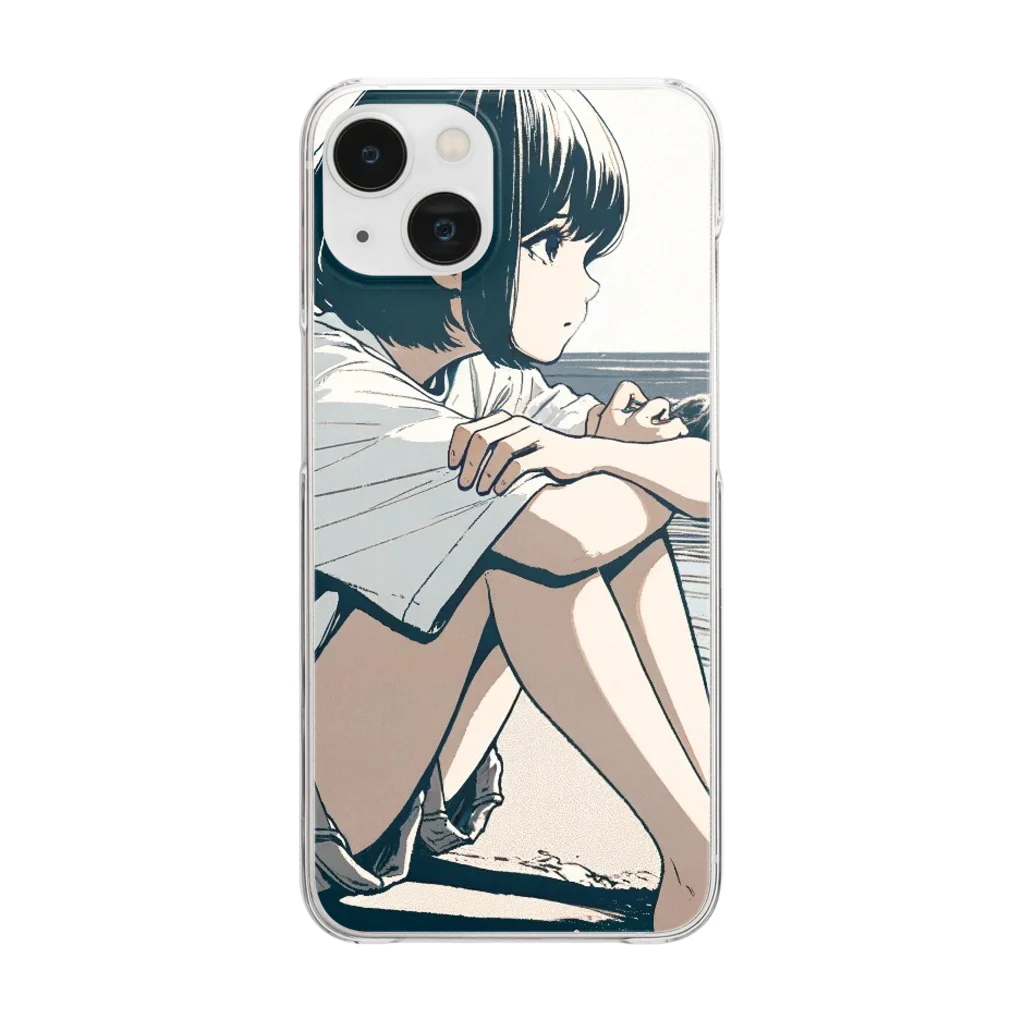 IchicaxNORのOp.2: Tidal Blue Clear Smartphone Case