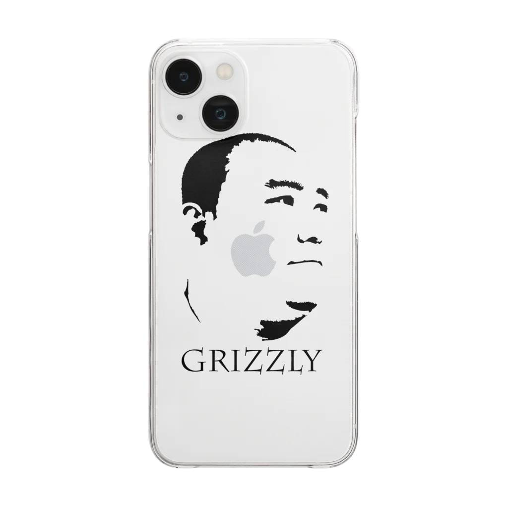 GRIZZLYのGRIZZLY工藤【gri003】 Clear Smartphone Case