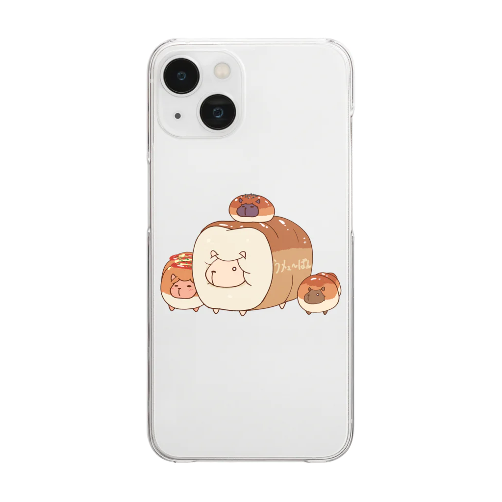 うメェ～ぱん屋さんのうメェ～ぱん Clear Smartphone Case