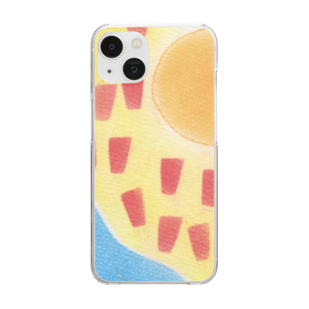 my pastel（いしはら　まさこ）の田舎の子供グッズ。 Clear Smartphone Case