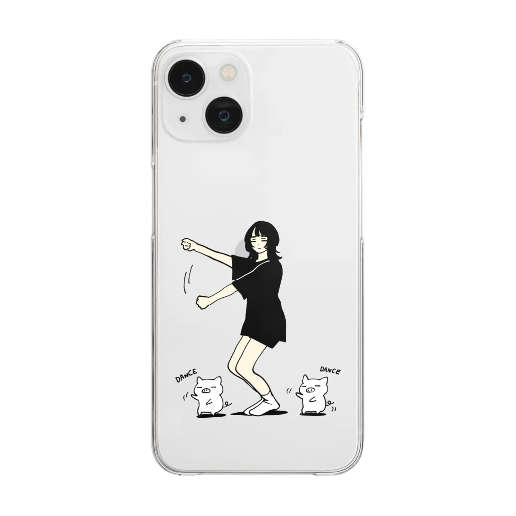 coalowl(コールアウル)のDANCE DANCE Clear Smartphone Case