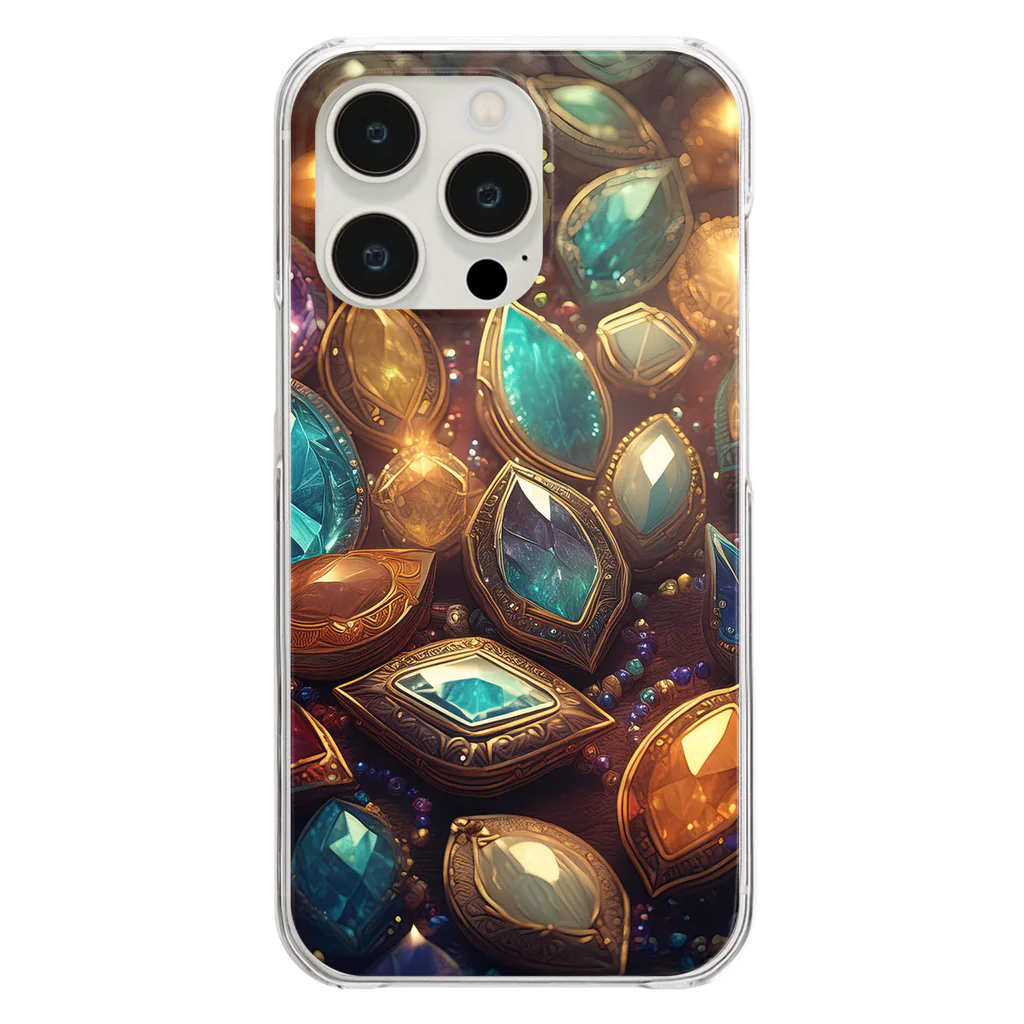 sukoyaの夢見る宝石たち Clear Smartphone Case