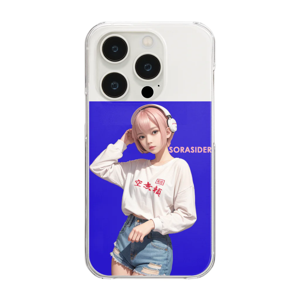 SORASIDER.MONO（そらさいだあ・どっと・もの）の無頼っ子♥ Clear Smartphone Case