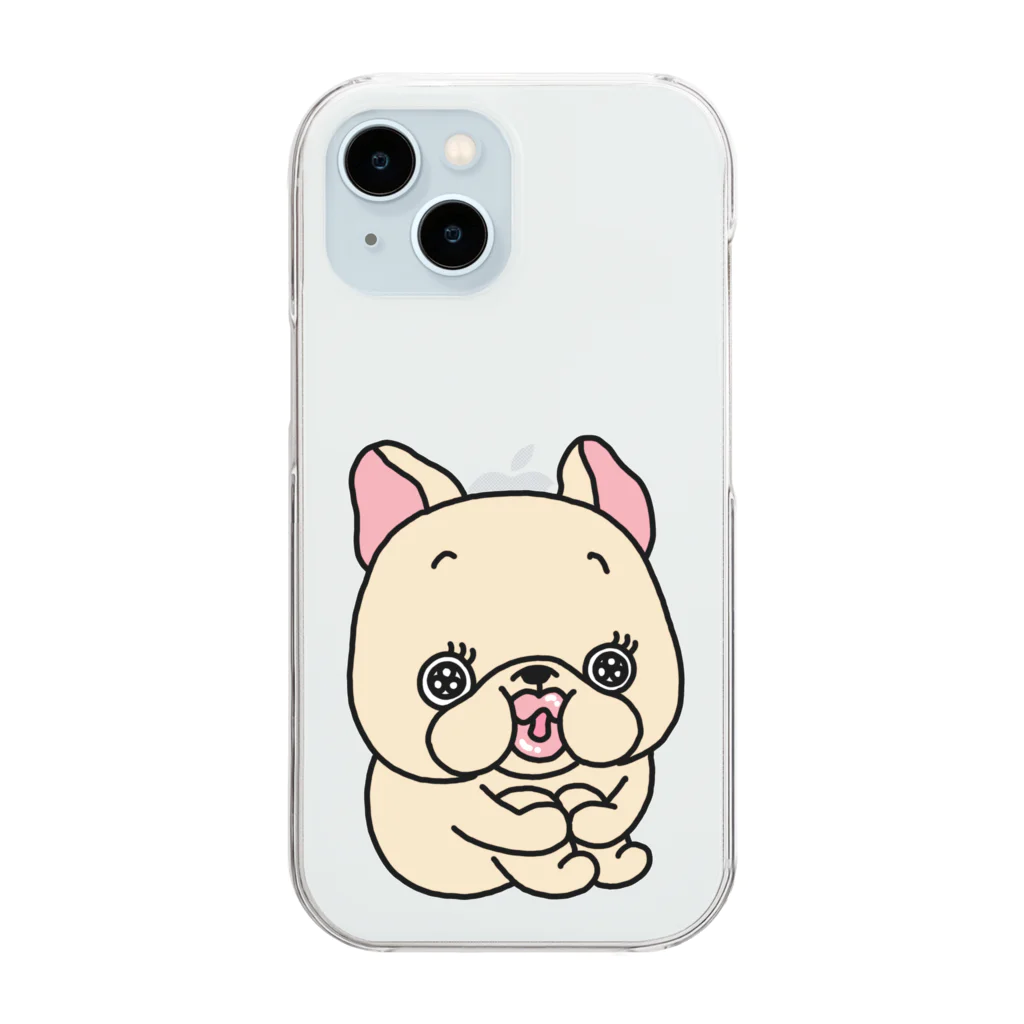 2216studioのラブリーフレブルちゃん。 Clear Smartphone Case