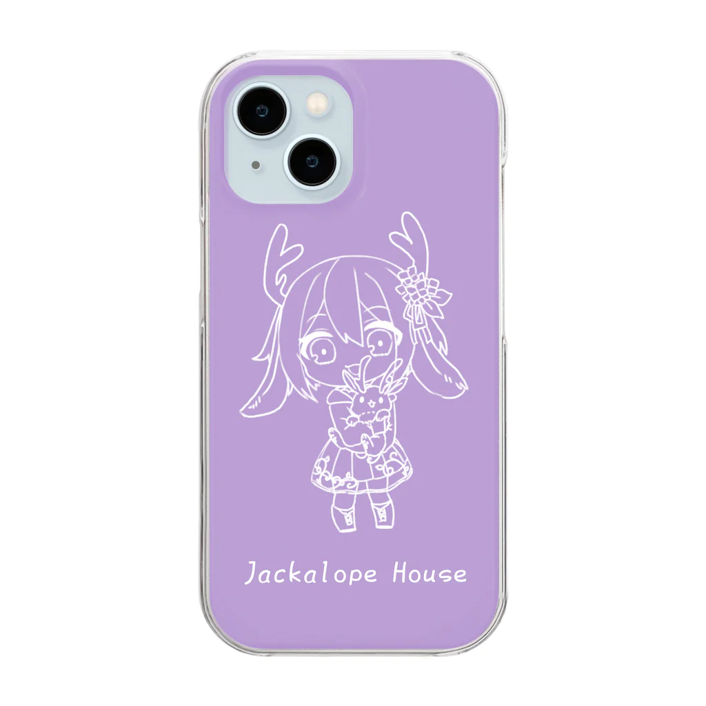 Jackalope Houseのホルンちゃん クリアスマホケース