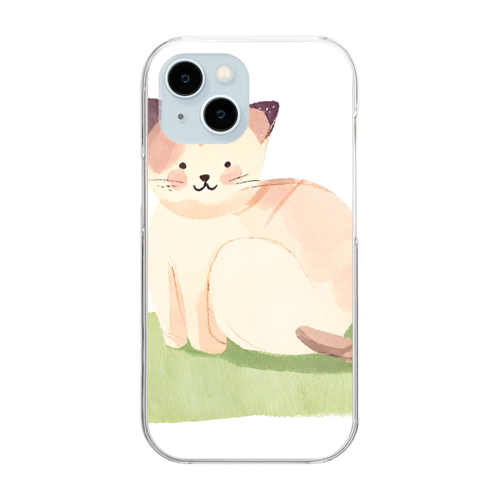 kuppychanの子猫 Clear Smartphone Case