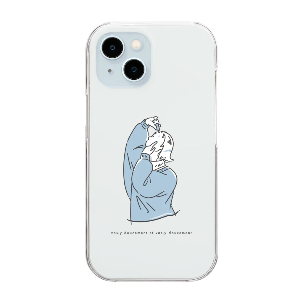 sasakiのめぐすりさん Clear Smartphone Case