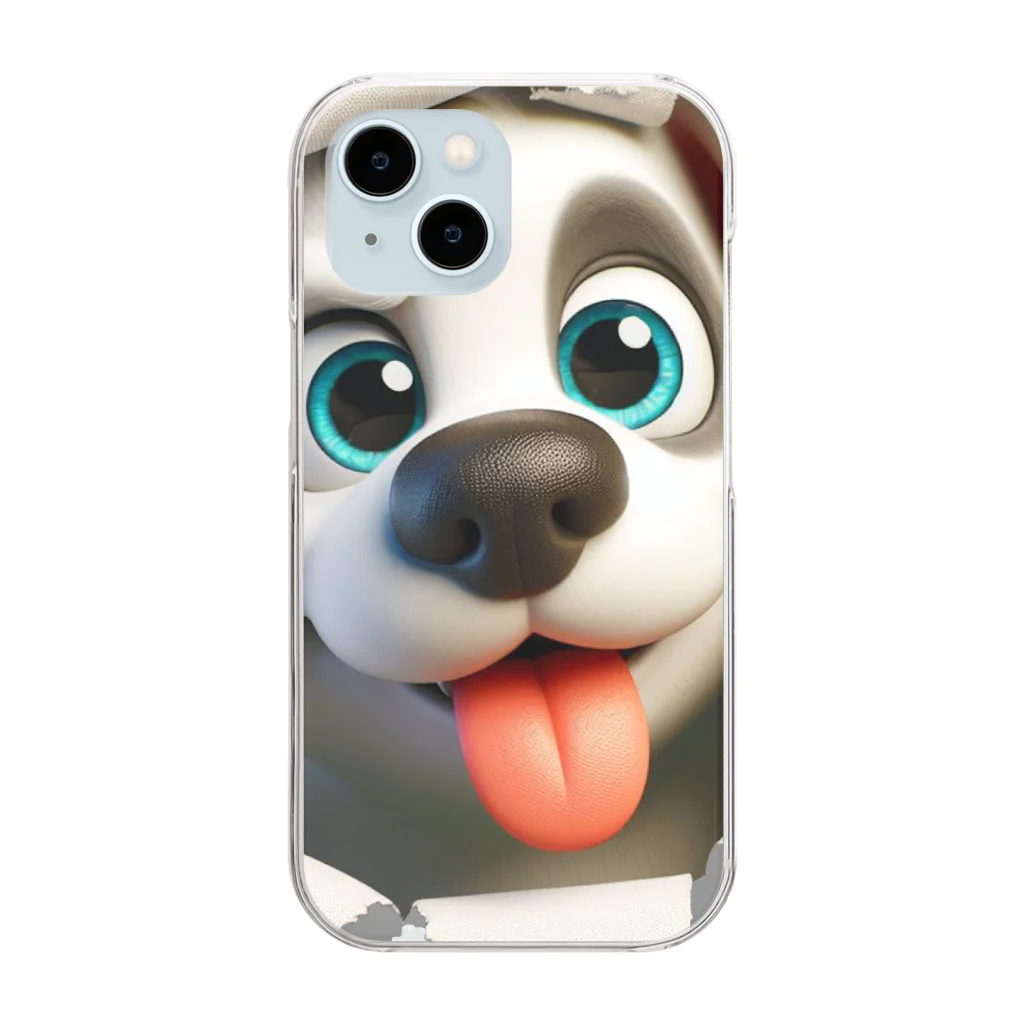 sectorのNaughty dog Clear Smartphone Case