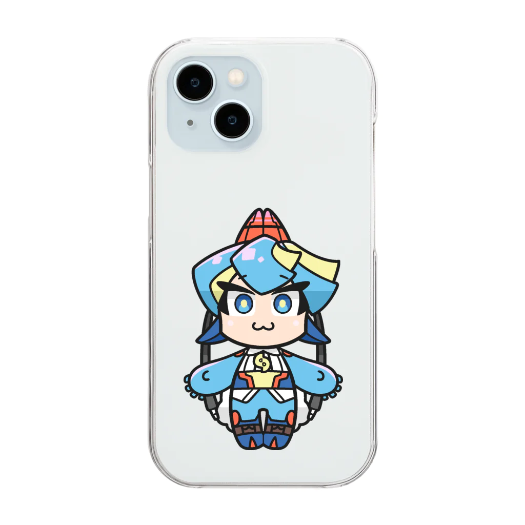 バネの小物入れのちびバネ001 Clear Smartphone Case