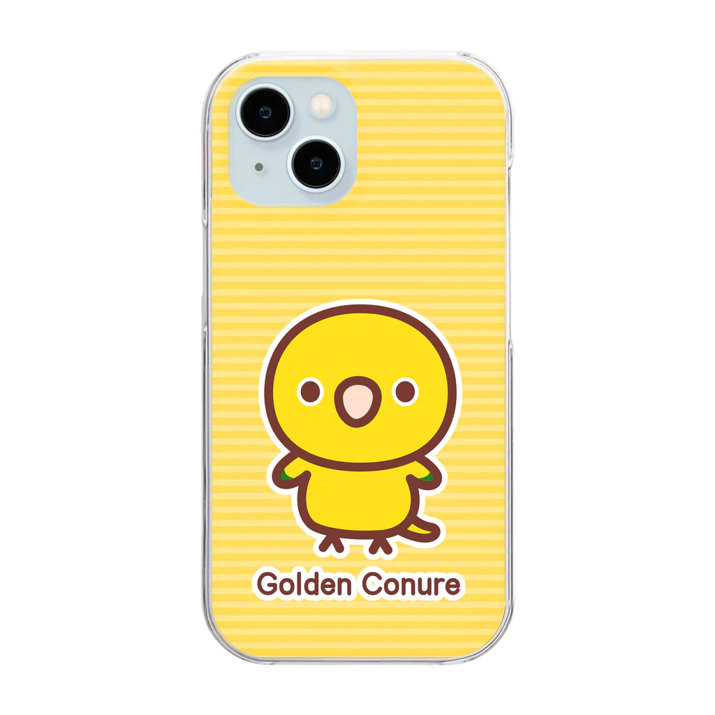 いんこ屋堂のニョオウインコ Clear Smartphone Case