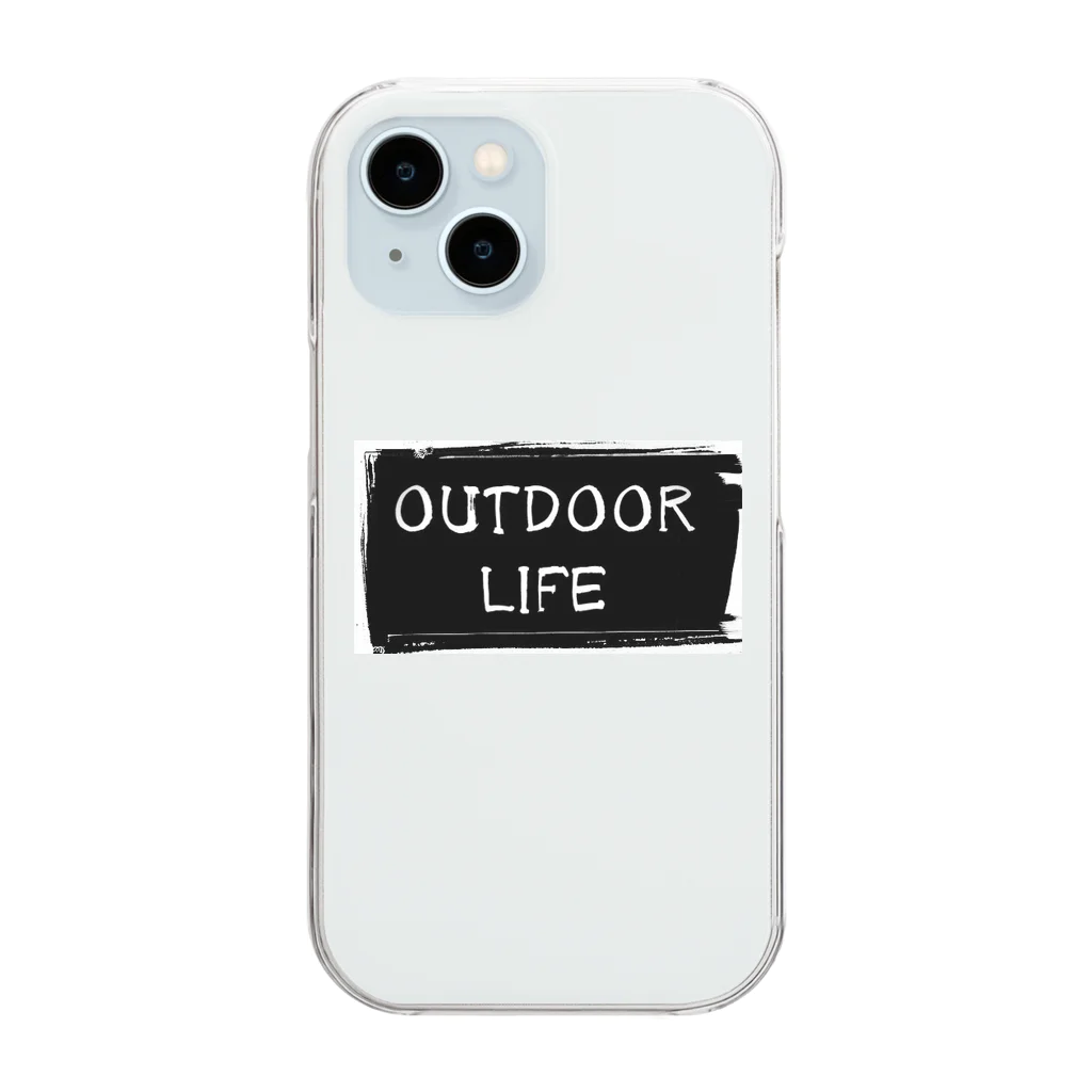 YF_familleのOUTDOOR LIFE Clear Smartphone Case