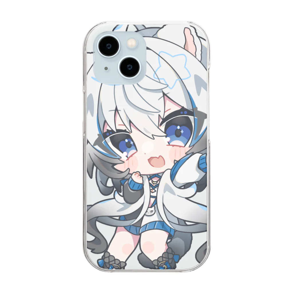 Shikisai Goods!の色彩くん スマホケース Clear Smartphone Case