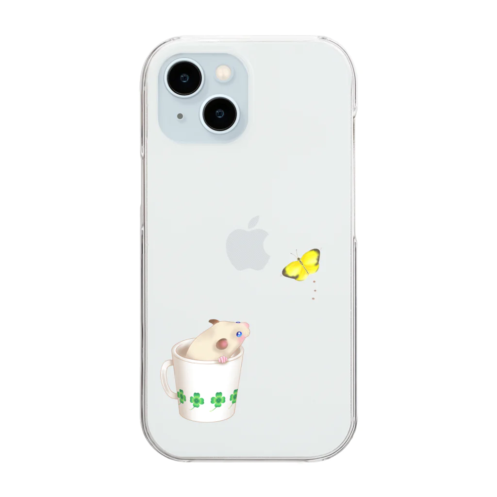 AriyamaSayuriの今日ものんびり。きんハムちゃん Clear Smartphone Case