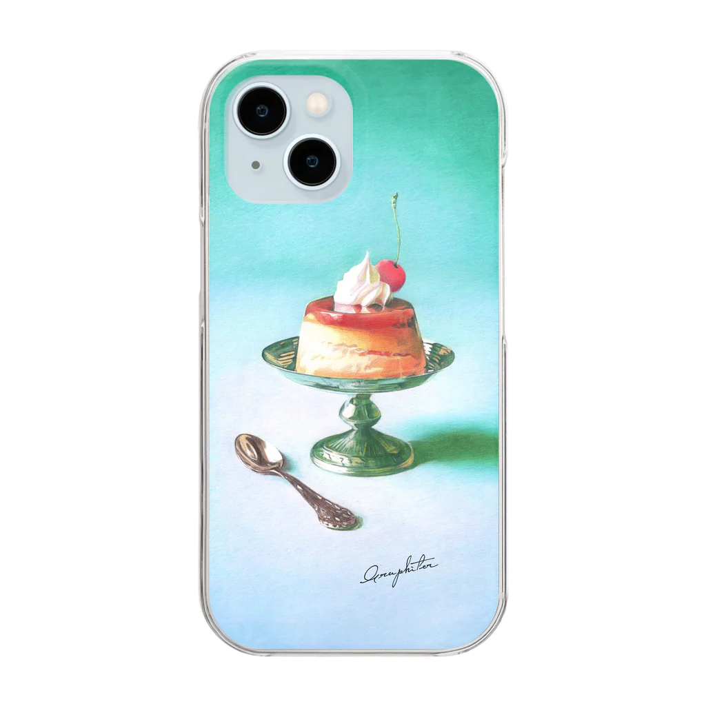 Graphiter〈グラファイター〉のpudding-one Clear Smartphone Case