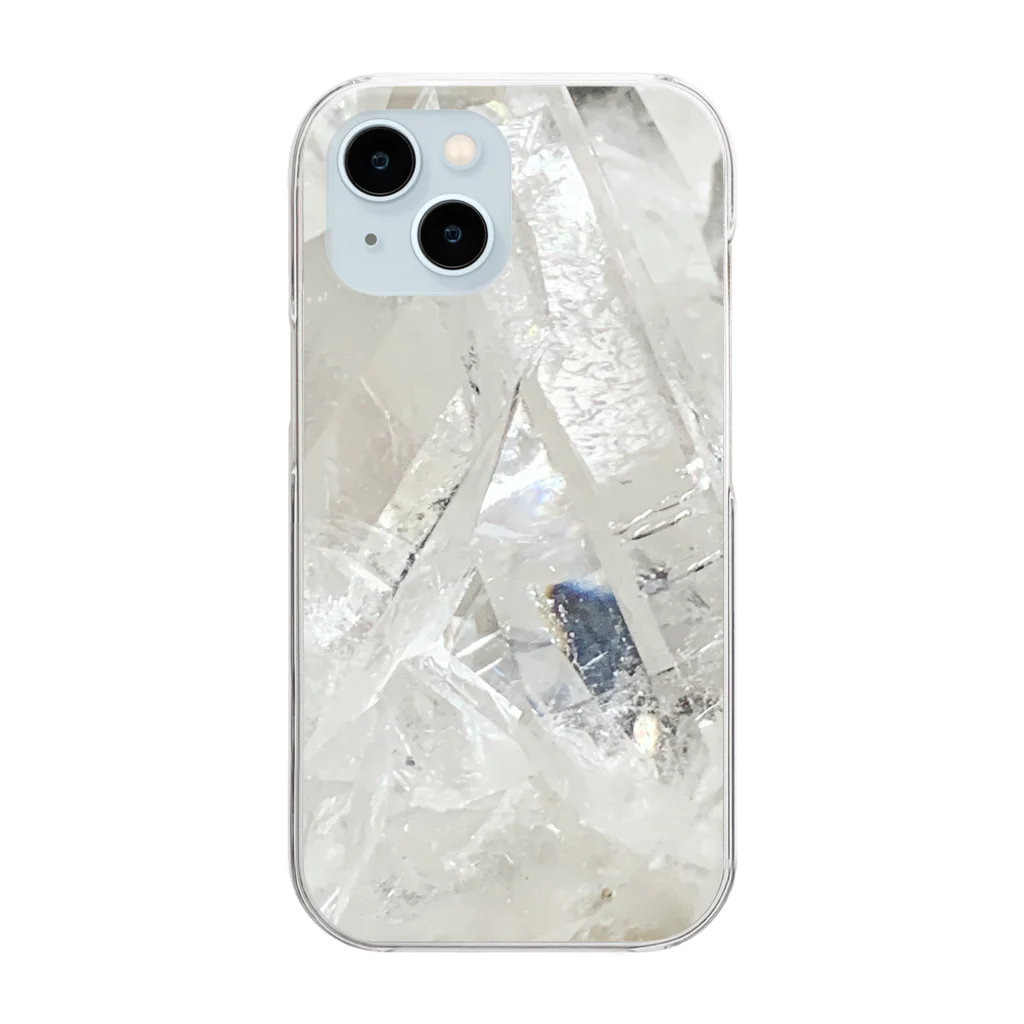 隠しコンテンツのぎっしりクリスタル Clear Smartphone Case