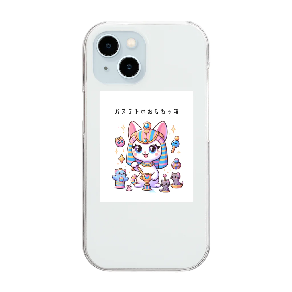 ビーナスキュートちゃんの神猫の遊び時間 Clear Smartphone Case