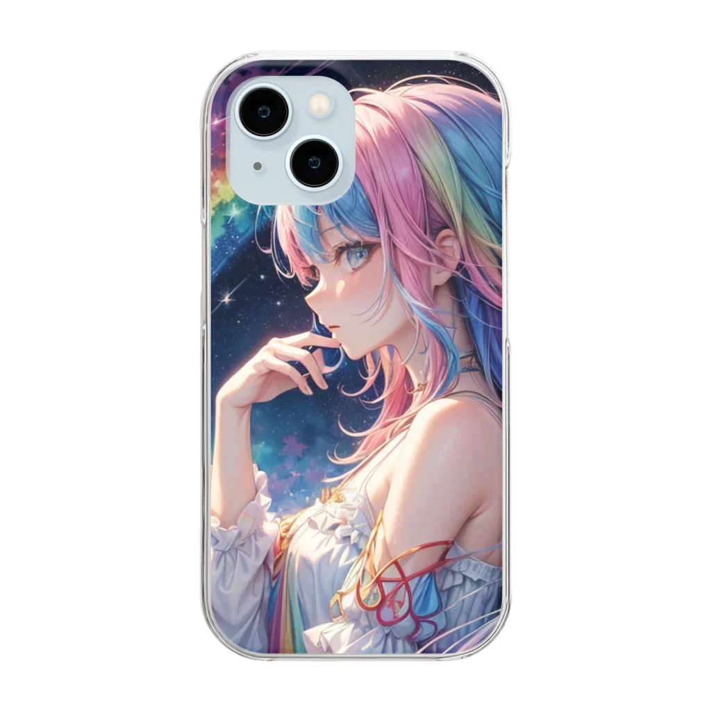 gggsssaaaのイリディア Clear Smartphone Case