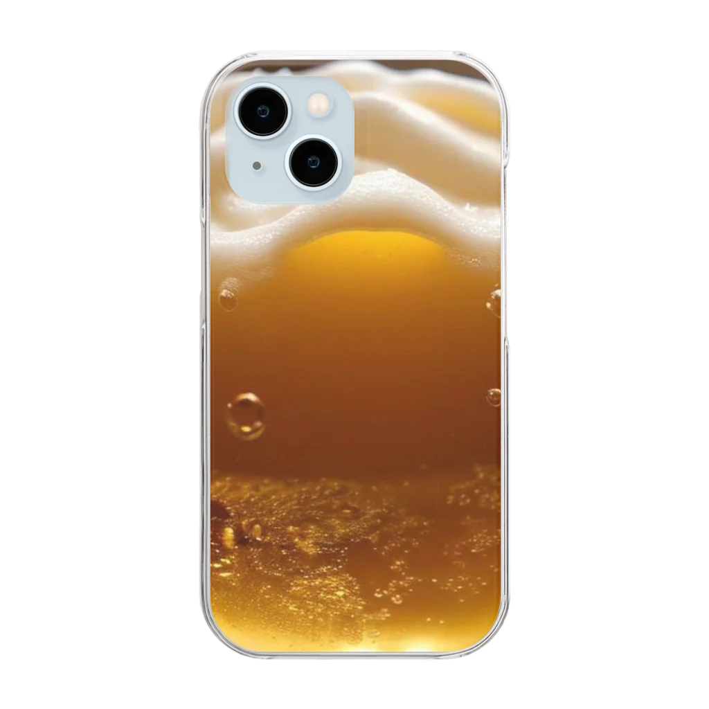 3tomo6's shopの極上ビール Clear Smartphone Case