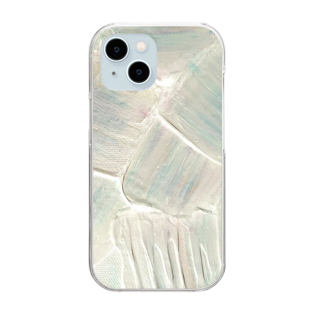 与一 （@yoichi.ArtRecord)のスマホケース『再生』(Reproduction) Clear Smartphone Case