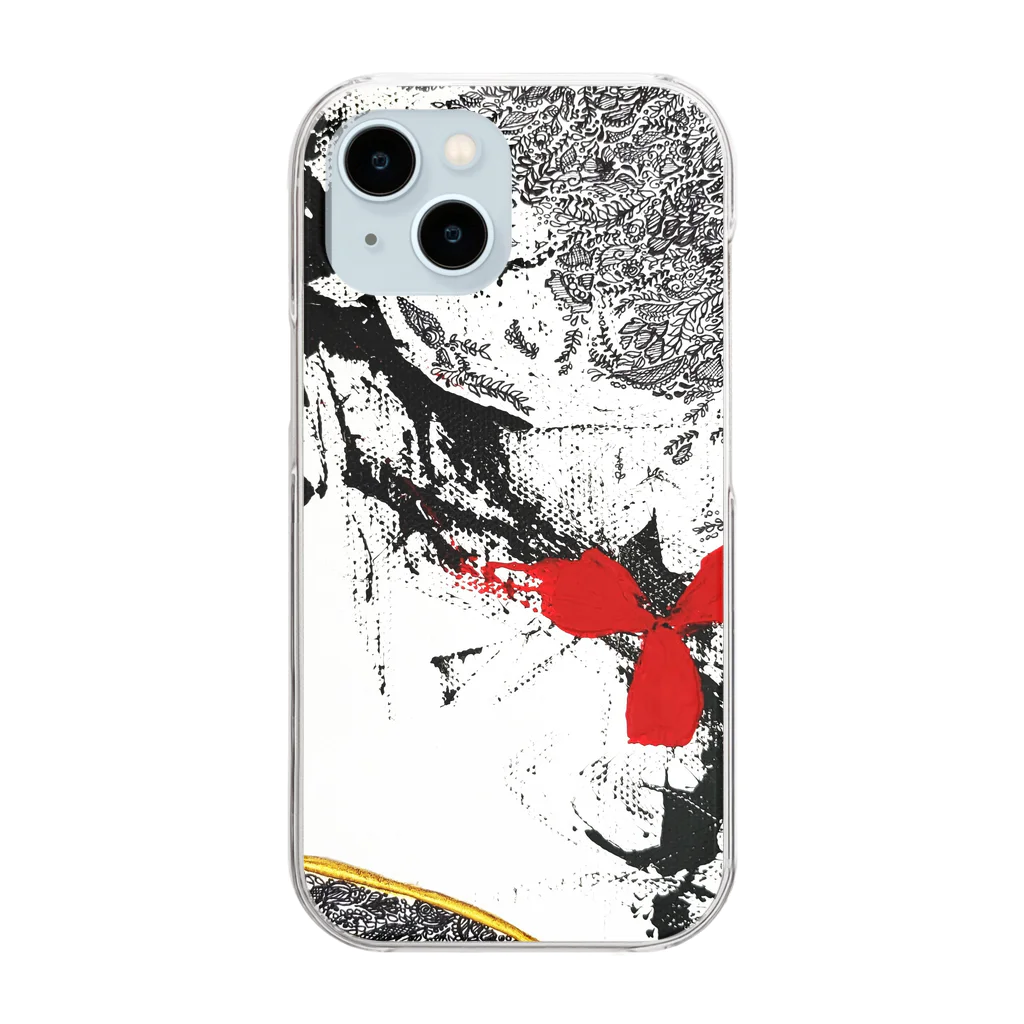 与一 （@yoichi.ArtRecord)のスマホケース『追憶』(Reminiscence) Clear Smartphone Case