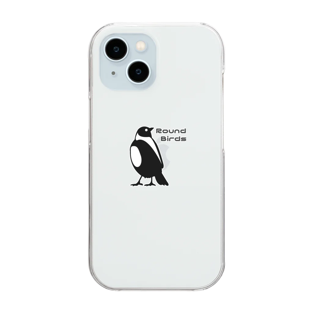 Round-BirdsのRound-Birds logo.ver Clear Smartphone Case