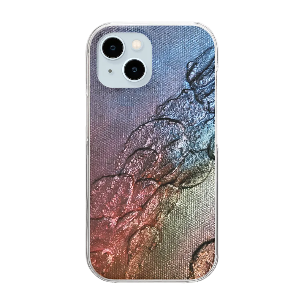 与一 （@yoichi.ArtRecord)のスマホケース『Earth』 Clear Smartphone Case