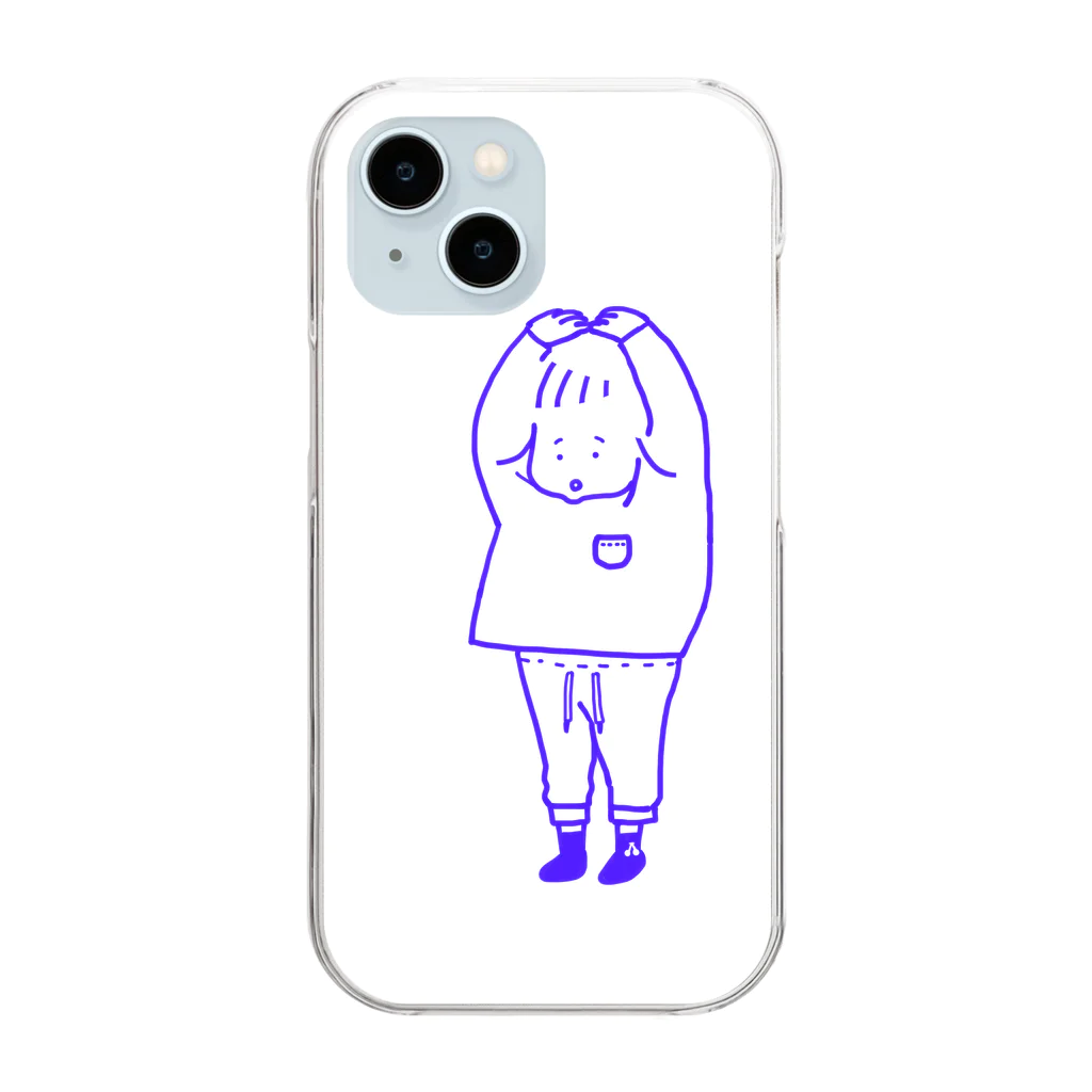 じゃどの大丸ちゃん Clear Smartphone Case